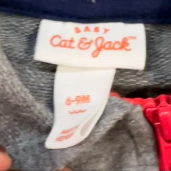 Bundle of 2 Boys Zip Up Sweatshirts Hoodies Size 6-9 Months - Picture 6 of 6